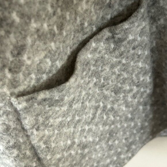 Krimson Klove Gray Honeycomb Open Cover Cardigan Sweater Sz Small Merino Viscose - Picture 10 of 15